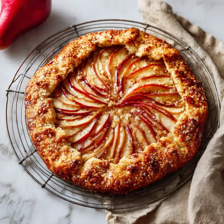 Easy Ginger Pear Galette Recipe