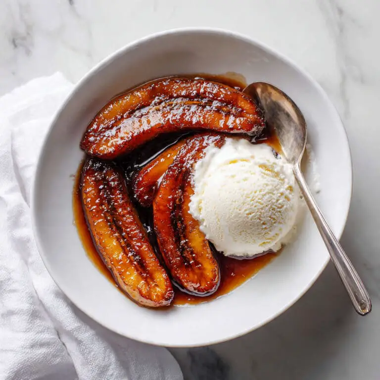 Bananas Foster with Rum and Vanilla Ice Cream Recipe