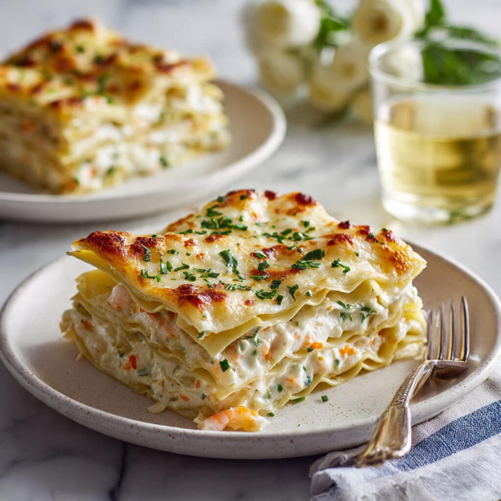 Seafood Lasagna Recipe