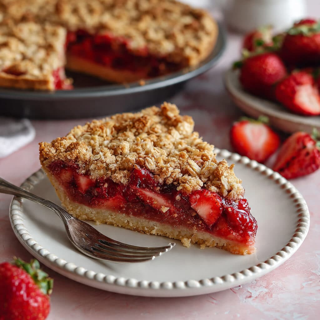 Brown Butter Strawberry Crumble Pie Recipe