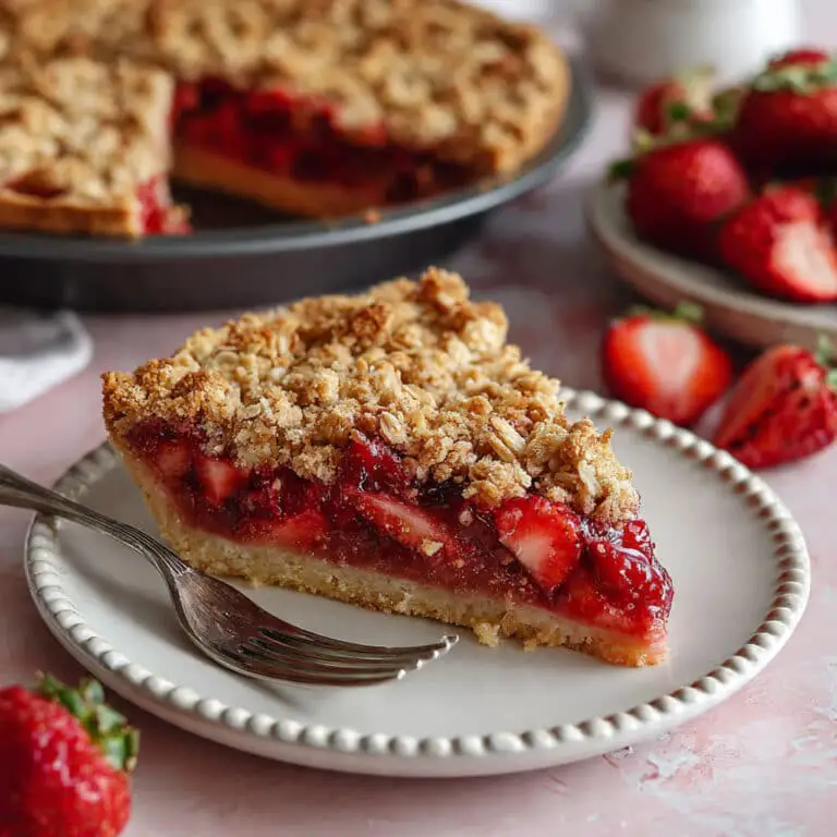 Brown Butter Strawberry Crumble Pie Recipe