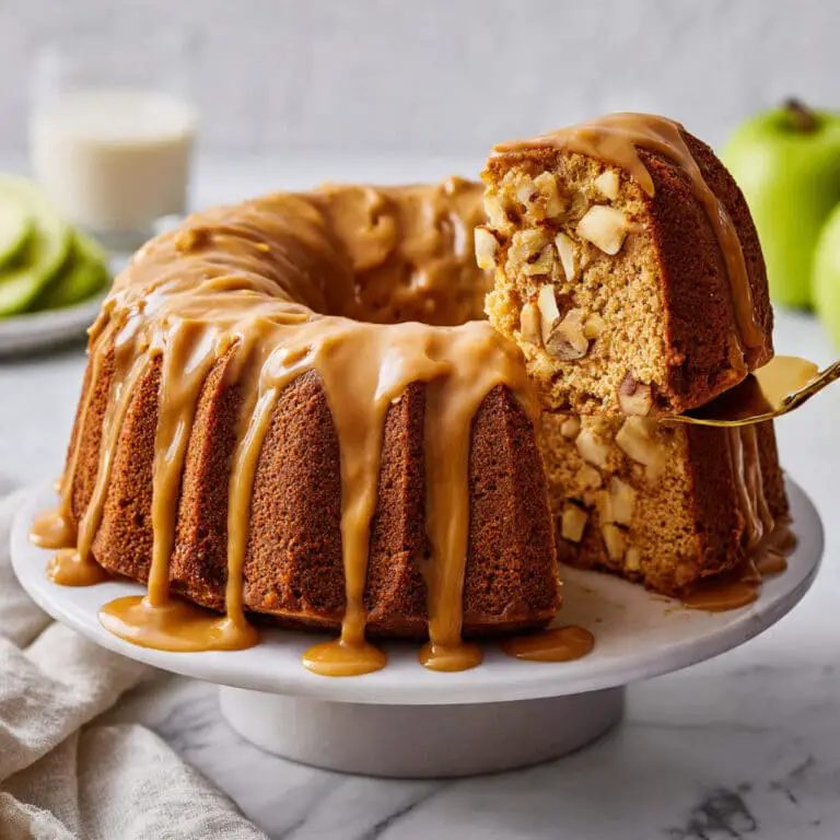 Caramel Apple Bundt Cake Recipe