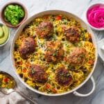 One Pan Southwest Chicken and Rice Fajita Skillet Recipe