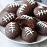 One-Bowl Mini Football Brownies Recipe