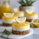 Easy Mini Lemon Curd Cheesecakes Recipe