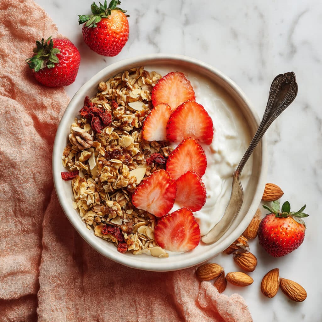 Strawberry White Chocolate Granola Recipe