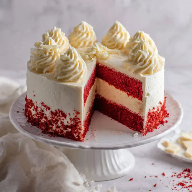 Red Velvet Cheesecake Cake Recipe