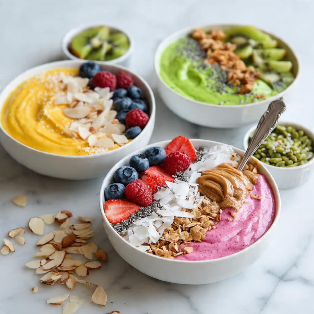 Smoothie Bowls (3 Ways) Recipe