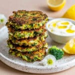 Cheesy Broccoli Fritters Recipe
