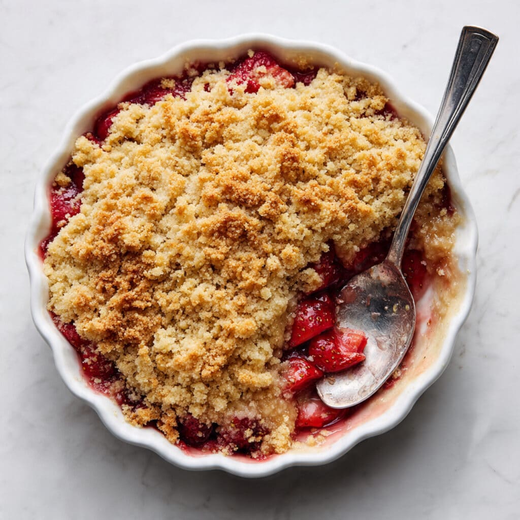 Healthier Strawberry Crisp Recipe