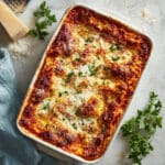 Cheese Manicotti with Creamy Cajun Alfredo and Spinach Recipe