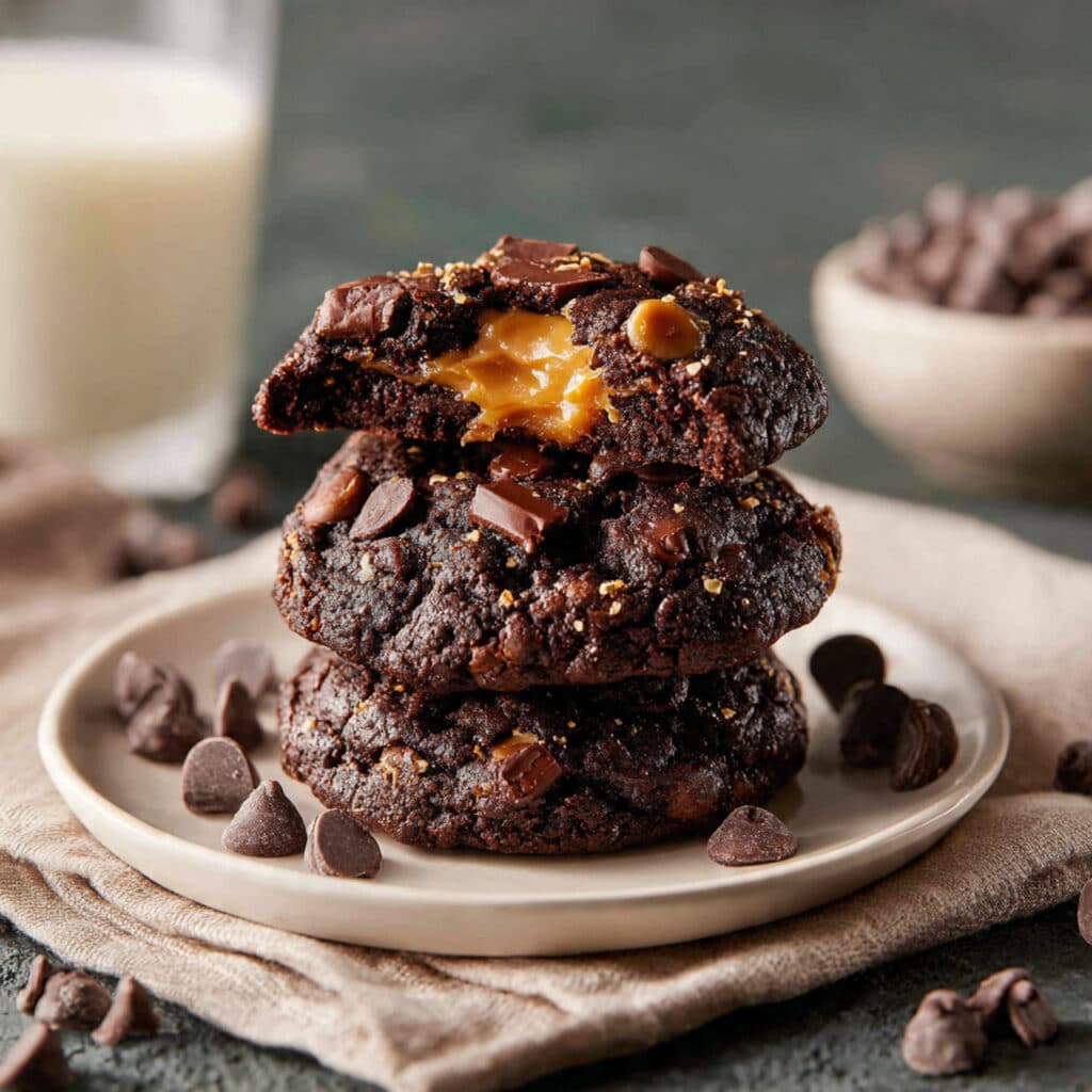 Peanut Butter Stuffed Black Bean Cookies Recipe