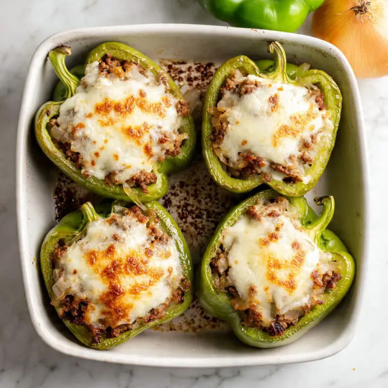 Philly Cheesesteak Stuffed Peppers Recipe