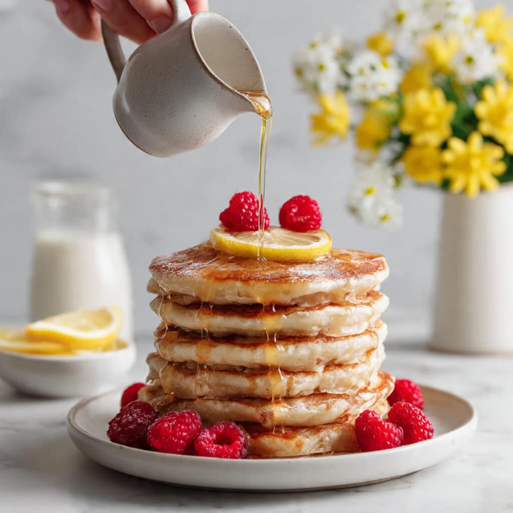 Lemon Ricotta Pancakes Recipe