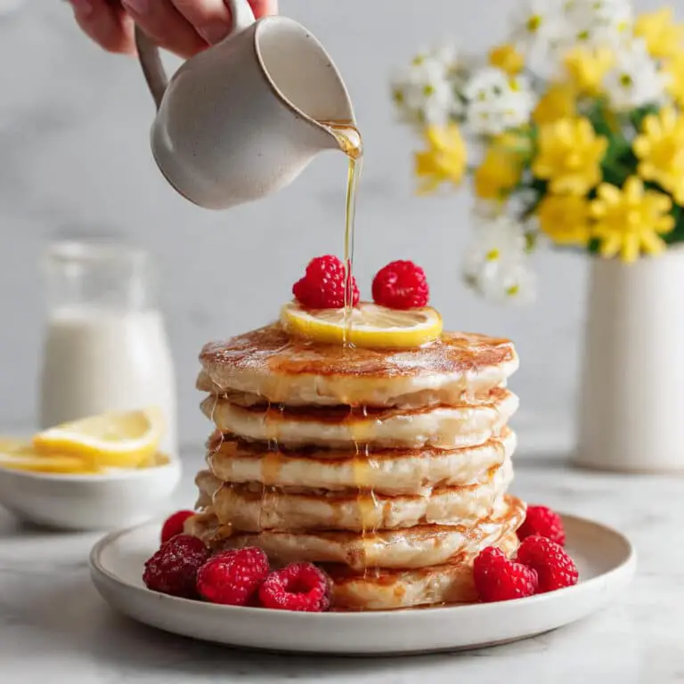 Lemon Ricotta Pancakes Recipe