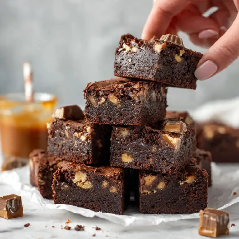 Snickers Brownies Recipe