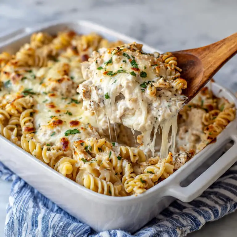 Chicken Alfredo Casserole Recipe