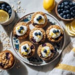 Lemon Blueberry Baked Oatmeal Cups Recipe