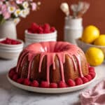 Moist Lemon Raspberry Bundt Cake Recipe
