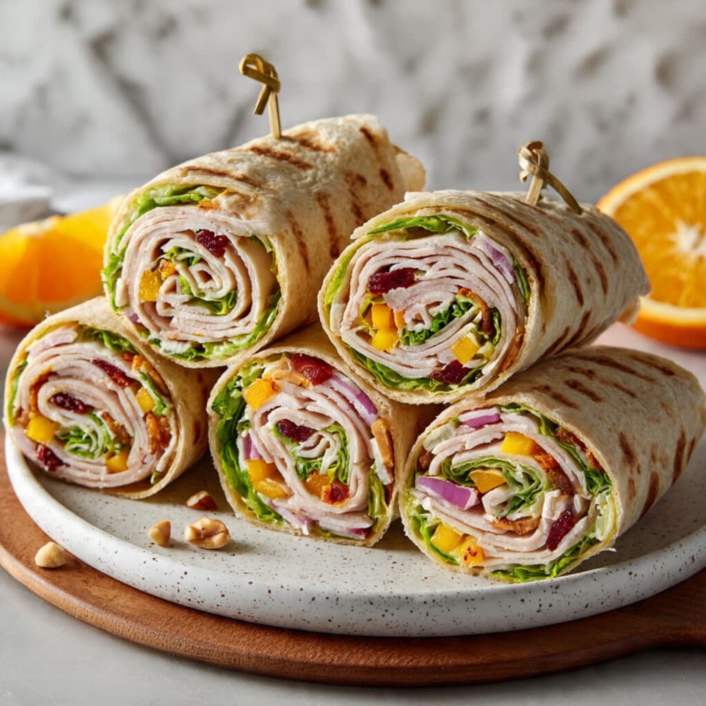 Turkey Hummus Wrap Recipe