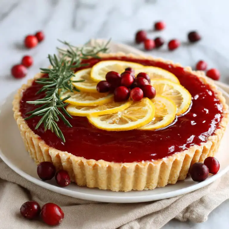 Cranberry Curd Tart Recipe