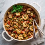 Low Carb Jambalaya with Chicken, Shrimp, and Sausage Recipe