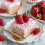 Strawberry Sheet Cake with Strawberry Buttercream Frosting Recipe