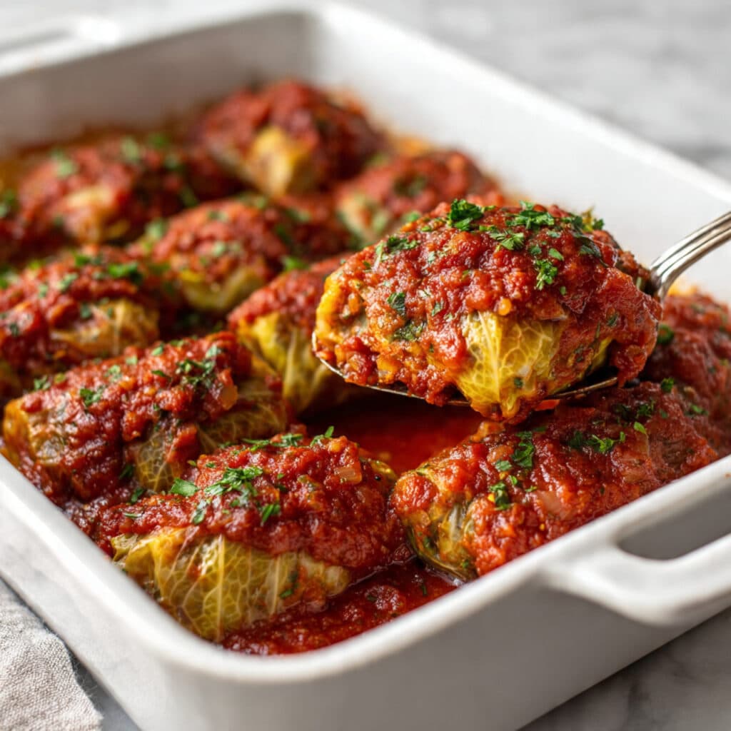 Golumpki Recipe (Polish Stuffed Cabbage) Recipe
