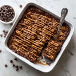 Chocolate Peanut Butter Baked Oatmeal Recipe