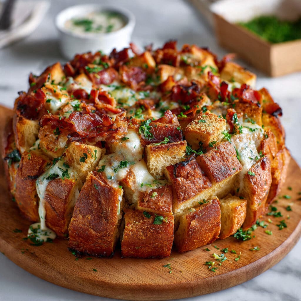 Cheesy Ranch Pull-Apart Bread Recipe