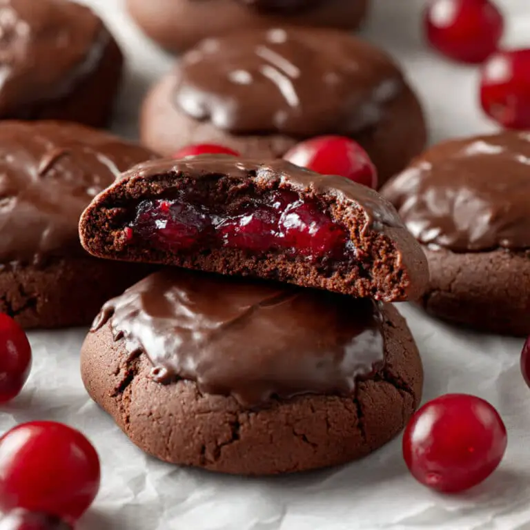 Chocolate Cherry Cookies Recipe