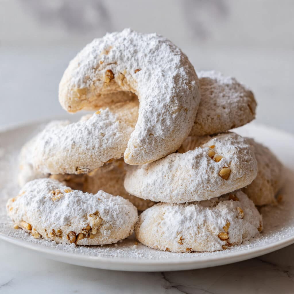 Almond Crescent Cookies Recipe