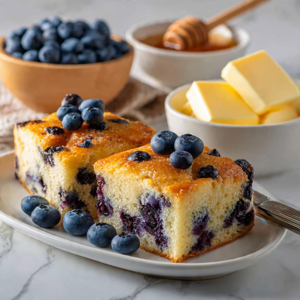 Blueberry Biscuits with Honey Butter Recipe