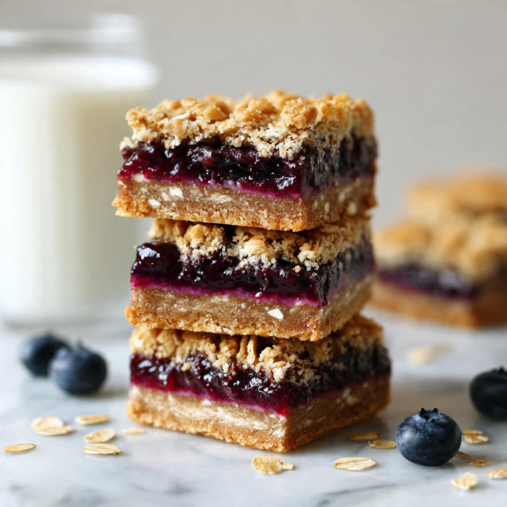 Healthy Blueberry Crumble Bars Recipe