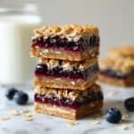 Healthy Blueberry Crumble Bars Recipe
