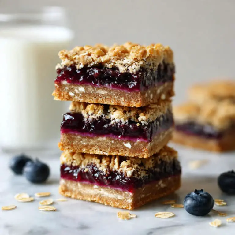 Healthy Blueberry Crumble Bars Recipe