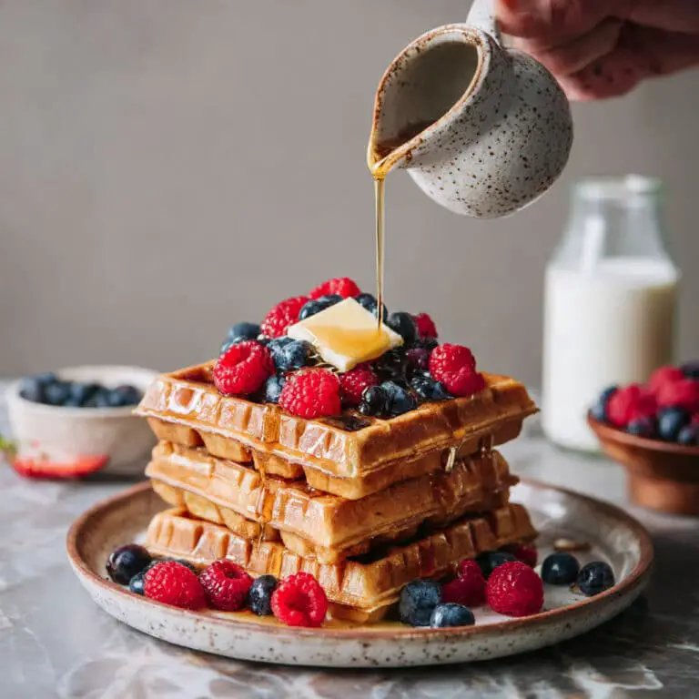 Homemade Sourdough Discard Waffles Recipe