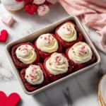 Red Velvet Cinnamon Rolls from Scratch Recipe