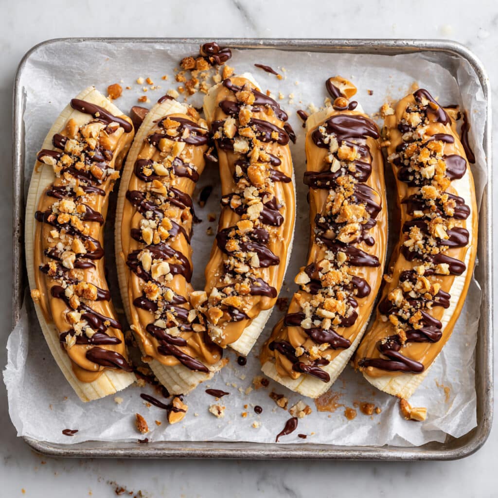 Frozen Banana Snickers Recipe