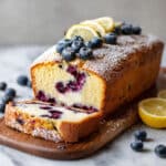 Cream Cheese-Filled Lemon Blueberry Loaf Recipe