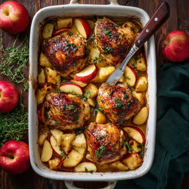 Baked Apple Honey Dijon Chicken Breasts Recipe