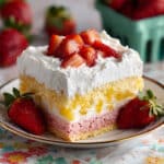 Strawberry Lemon Poke Cake Recipe