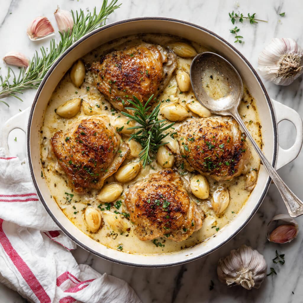 40 Clove Garlic Chicken Recipe