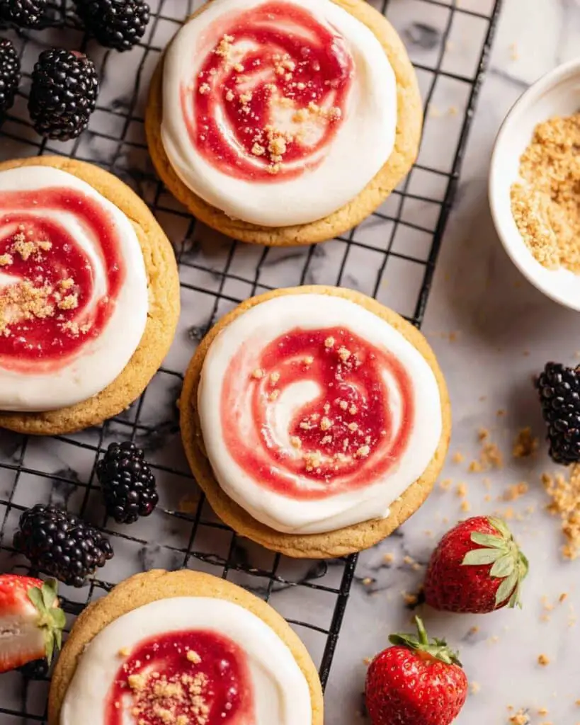 Strawberry Cheesecake Cookies Recipe