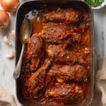 Smothered Oven-Baked Turkey Wings with Creamy Gravy Recipe
