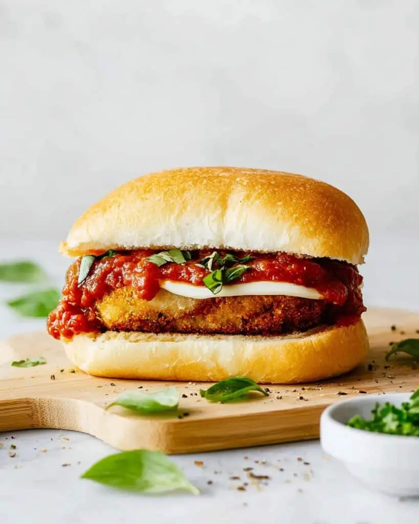Easiest Chicken Parmesan Sandwich Recipe