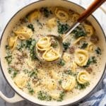 Creamy Italian Sausage Tortellini Soup Recipe