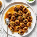 Honey Garlic Chicken Meatballs Recipe