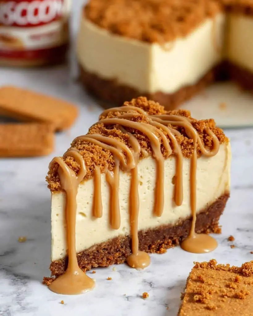 Biscoff Cheesecake with 5 Ingredients Recipe