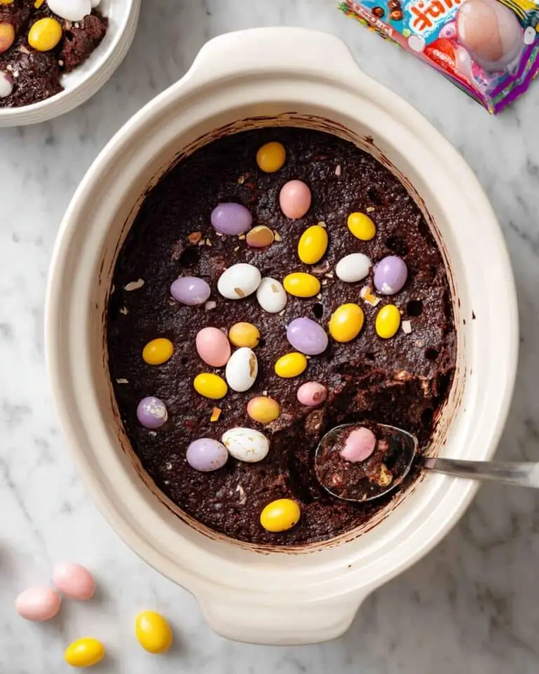 Mini Egg Easter Pudding (Slow Cooker Recipe) Recipe
